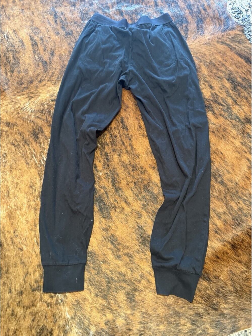 Polo Ralph Lauren Sleepwear Jogger Lounge Pants Black Logo Waistband Men’s S